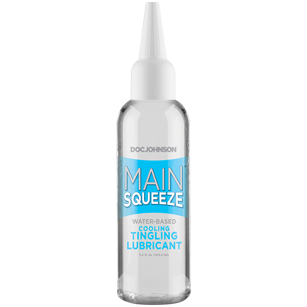 Main Squeeze Cooling Tingling Water Based Lubricant 3.4 Oz Default Title
