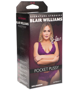 Signature Strokers Blair Williams Ultraskyn Pocket Pussy Vanilla