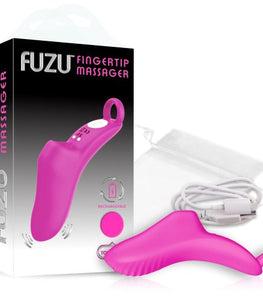 Fuzu Vibrating Rechargeable Fingertip Massager Pink Default Title