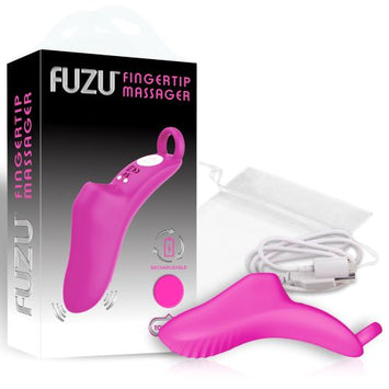 Fuzu Vibrating Rechargeable Fingertip Massager Pink Default Title