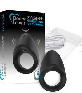 Rechargeable Vibrating Cock Ring Black Default Title