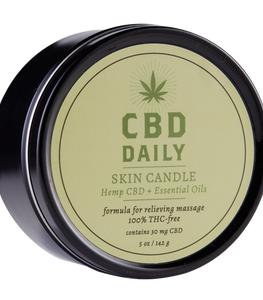 Cbd Daily Skin Candle 3-in-1 5 Oz Default Title