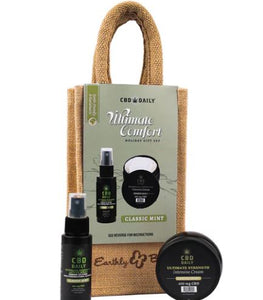 Cbd Daily Ultimate Strength Classic Mint Holiday Jute Bag 2023