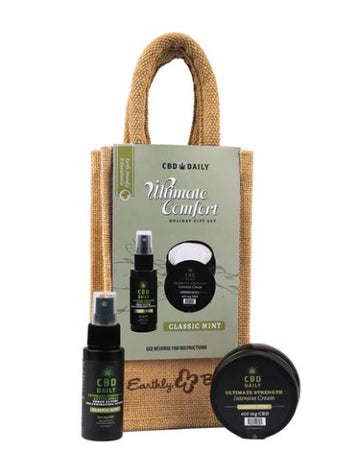 Cbd Daily Ultimate Strength Classic Mint Holiday Jute Bag 2023 Default Title