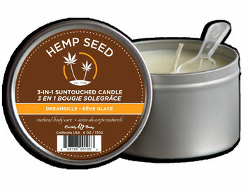 Hemp Seed 3-in-1 Candle Dream Sicle 6 Oz Default Title
