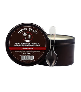 Hemp Seed 3-in-1 Candle Kashmir Musk 6oz Default Title