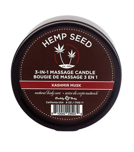 Hemp Seed 3-in-1 Candle Kashmir Musk 6oz Default Title