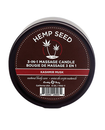 Hemp Seed 3-in-1 Candle Kashmir Musk 6oz Default Title