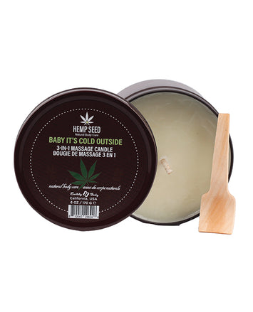 Hemp Seed 3-in-1 Baby Its Cold Outside Candle 6 Oz Default Title