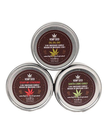 Hemp Seed Holiday 3-in-1 Massage Candle Holiday '24 Trio Default Title
