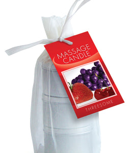 Candle 3 Pack Edible Cherry Grape Strawberry