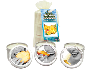 Bag Candle Tropical Trio Mango Margarita/ Banana Daiquiri/ Pineapple Breeze 2 Oz Default Title