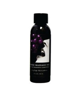 Edible Massage Oil Grape 2 Oz