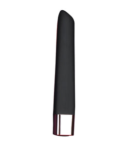 Edonista Quinn Silicone Bullet Vibrator Black 10 Modes