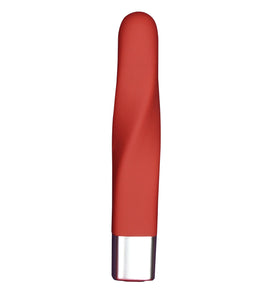 Edonista Layla Twist Bullet Silicone Vibe Red