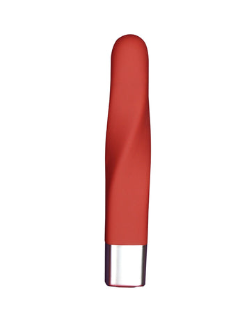 Edonista Layla Twist Bullet Silicone Vibe Red Default Title