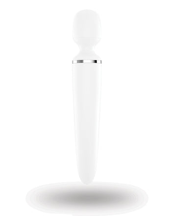 Satisfyer Wand-er Woman White Chrome