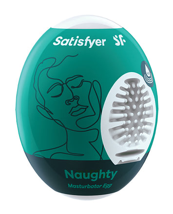 Satisfyer Naughty Masturbator Egg Dark Green Default Title