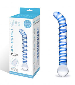 Glas Mr. Swirly 6.5 G-spot Glass Dildo 