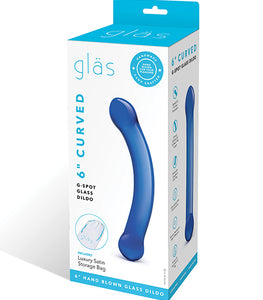 Glas 6 Curved Glass G-spot Dildo 