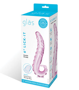 Glas 6 Lick-it Glass Dildo 