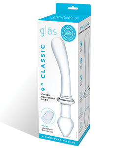 Glas 9 Classic Curved Dual- Ended Dildo 