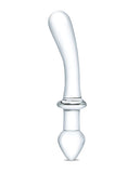 Glas 9 Classic Curved Dual- Ended Dildo "