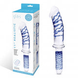 Glas 11in Realistic Double Ended Dildo W/ Handle Default Title