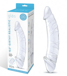Glas 10.5 Girthy Realistic Glass Double Dong 