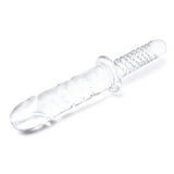 Glas 11in Girthy Cock Double Ended W/ Handle