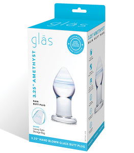 Glas Amethyst Rain Butt Plug Default Title