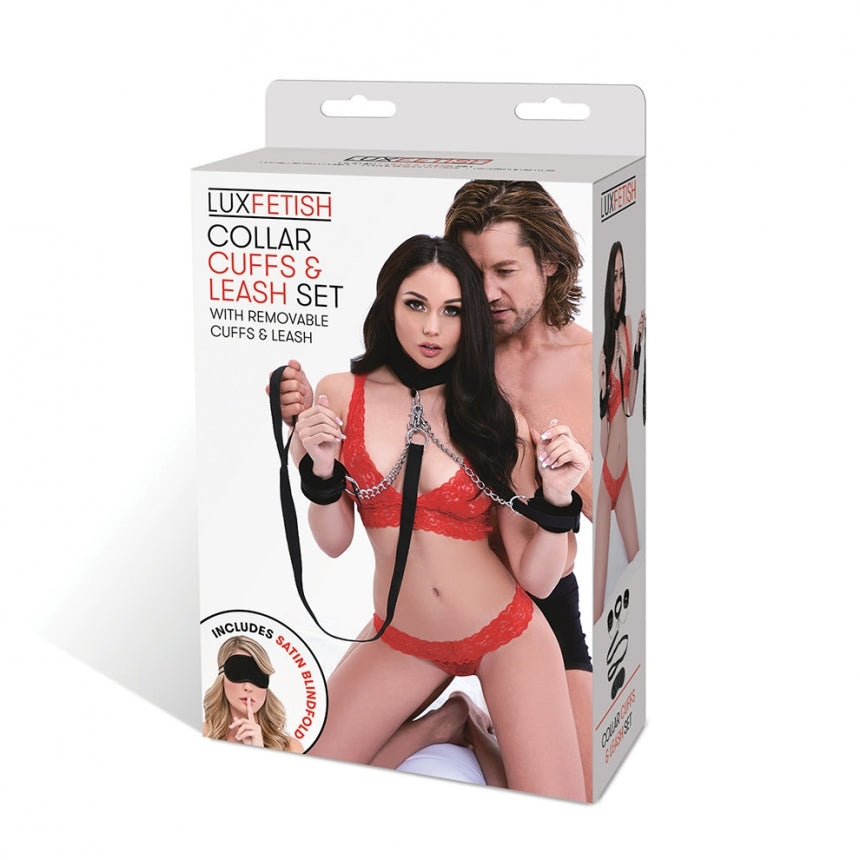 Lux Fetish Collar & Cuffs Default Title