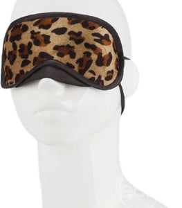 Lux Fetish Peek-a-boo Love Mask Leopard