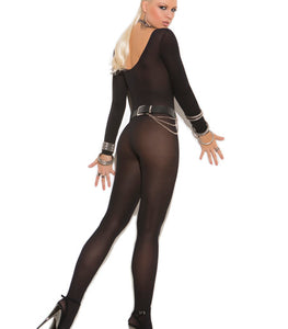 Sheer Long Sleeve Body Stocking