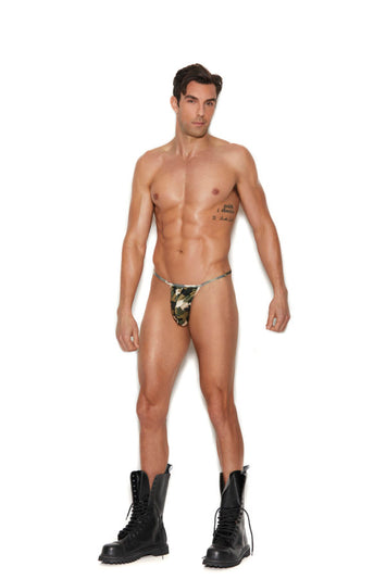 G-string Pouch W/ T-back Camo O/s Default Title
