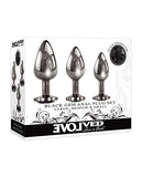 Evolved Gem Black Anal Plug Set Default Title
