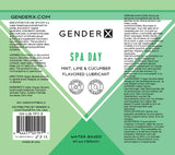 Gender X Spa Day Flavored Lube 4 Oz