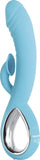 Evolved Triple Infinity Vibrator W/ Suction Blue