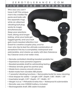 Zero Tolerance The Emperor Prostate Toy Default Title