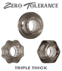 Zero Tolerance Triple Thick Cock Ring Trio