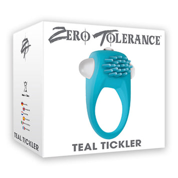 Zero Tolerance Teal Tickler Vibrating Cock Ring Default Title