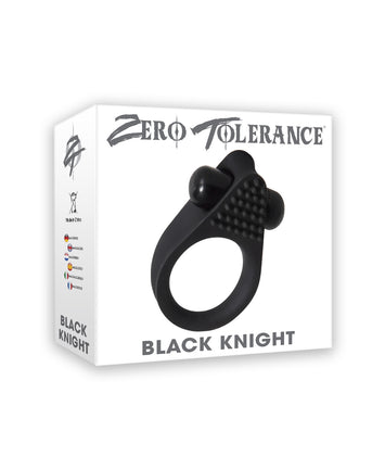 Zero Tolerance Black Knight Vibrating Cock Ring Default Title