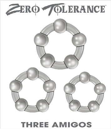 Zero Tolerance Three Amigos Cock Rings Default Title