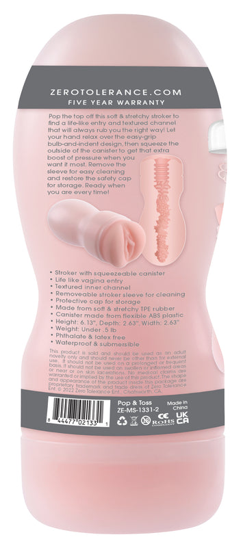 Zero Tolerance Pop & Toss Default Title