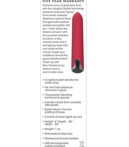 Zero Tolerance Diablo Bullet Vibrator