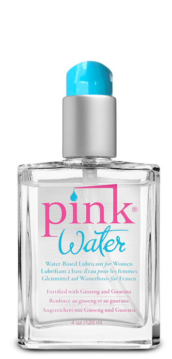 Pink Water 4 Oz Glass Bottle W/ Pump Default Title