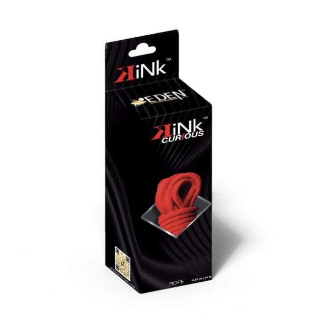 Kink Curious Bondage Rope Red Default Title