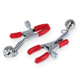 Kink Curious Ball Gag & Nipple Clamps Set Red Default Title