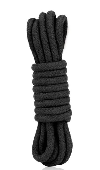 Kink Curious Bondage Rope Black Default Title
