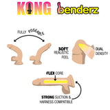 Kong Benderz Dual Density Dong 8.5in Flesh Default Title